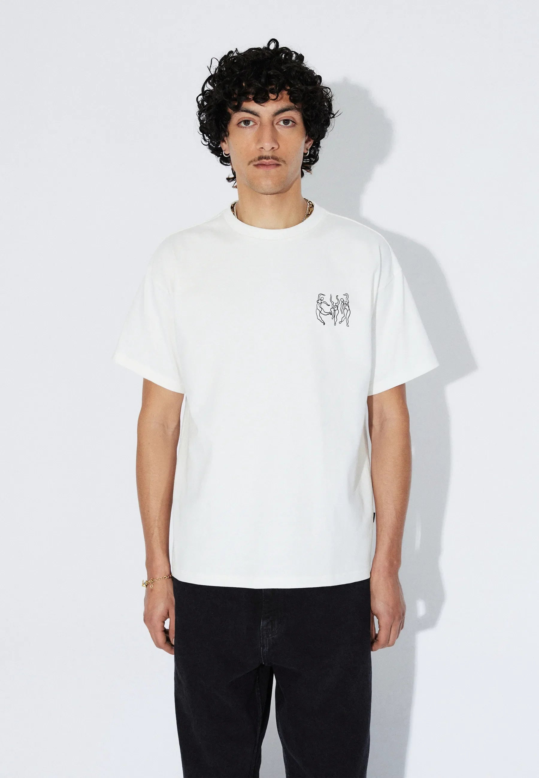 Dr. Denim | Dance Trooper T-shirt – Off White - Kubanna