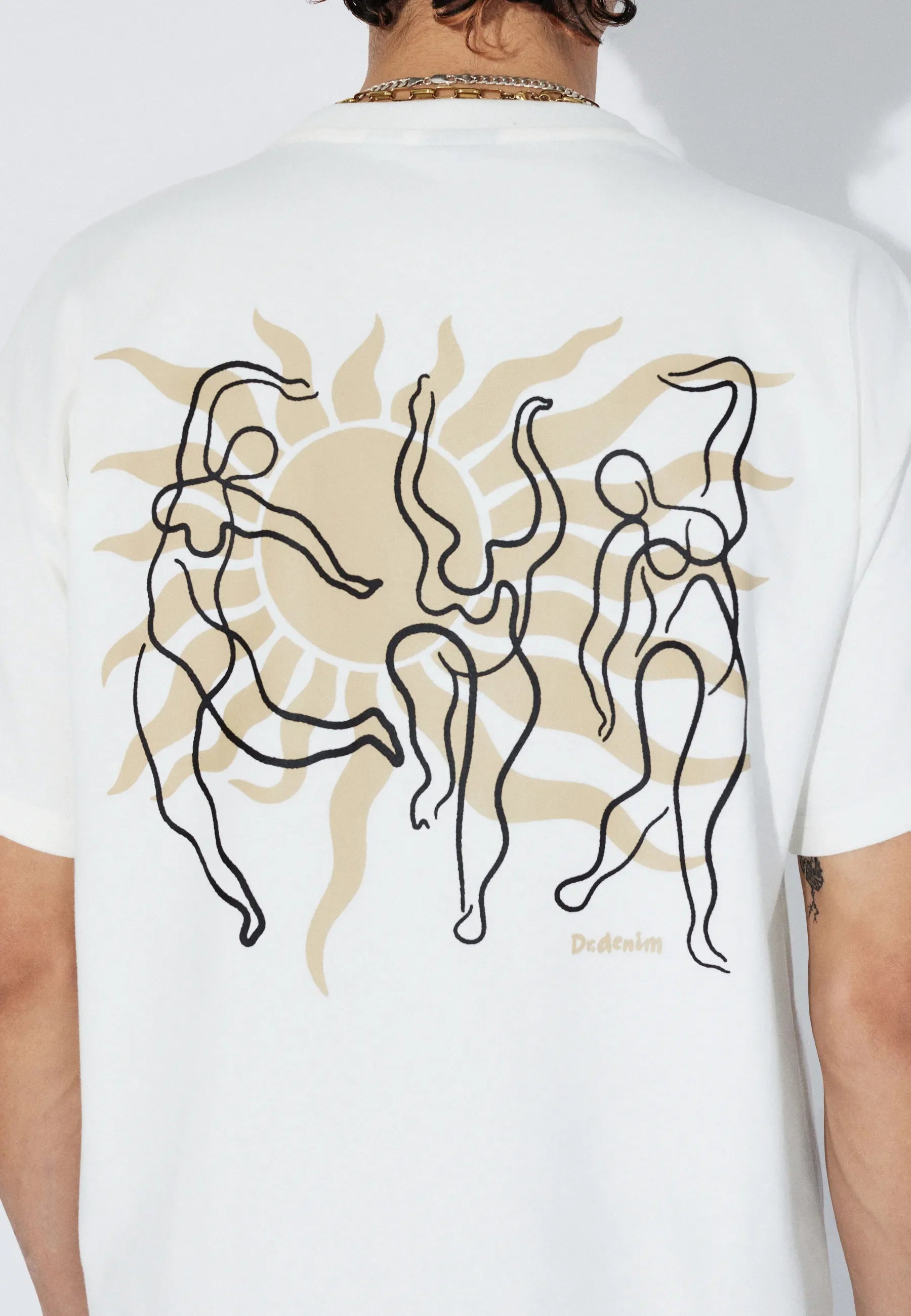 Dr. Denim | Dance Trooper T-shirt – Off White - Kubanna
