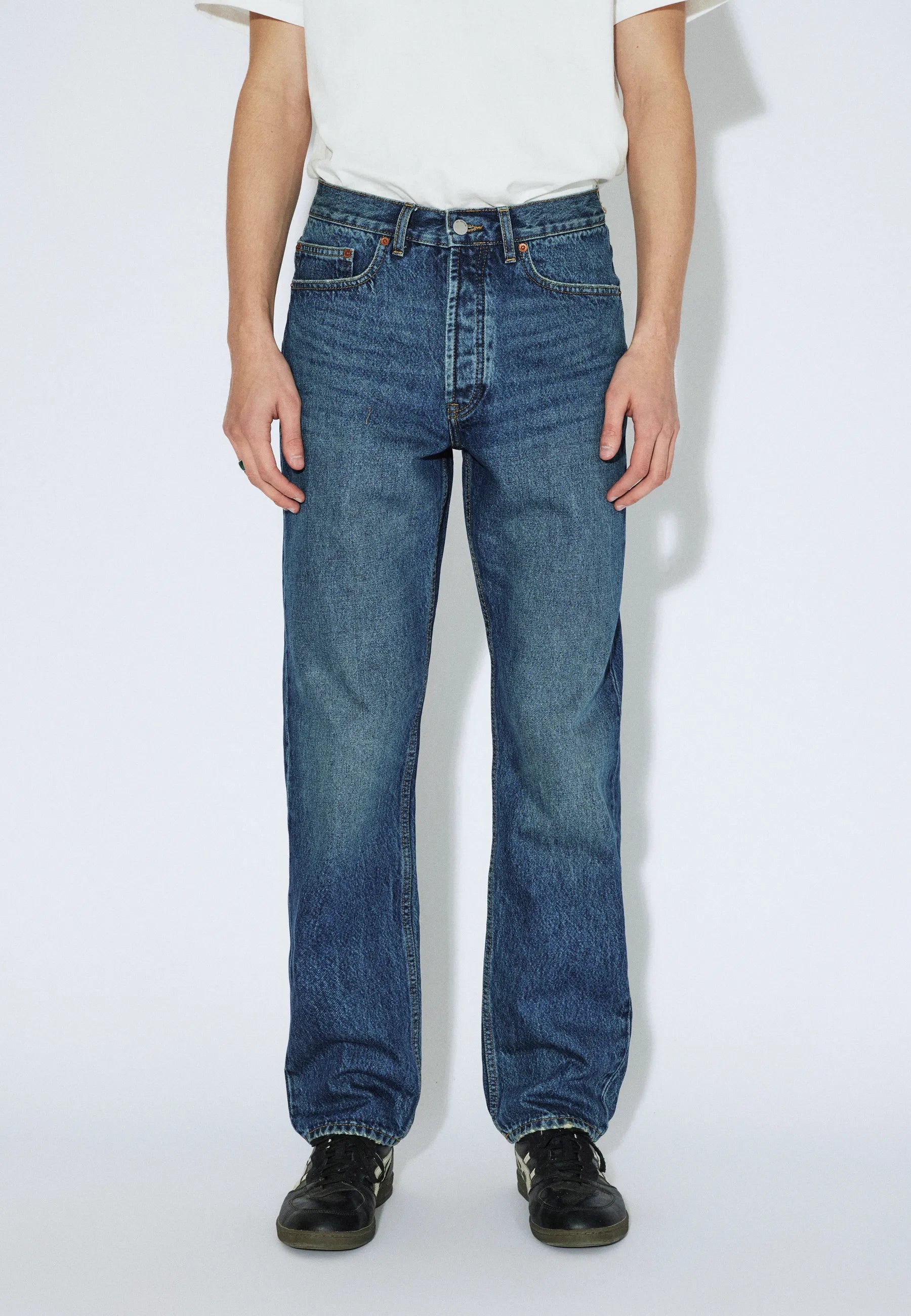 Dr. Denim Dash Straight Jeans - Stream Dark Fade Vintage - Kubanna