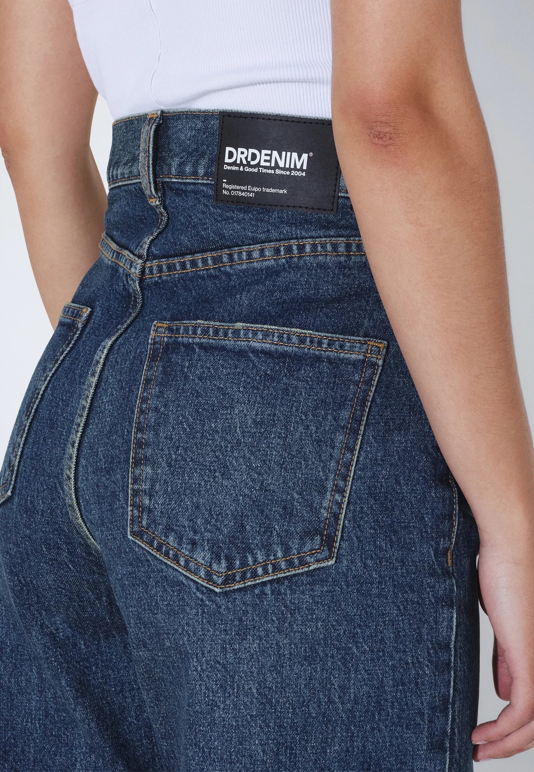 Dr. Denim | Echo High Straight Jeans - Bay Dark Used Vintage - Kubanna