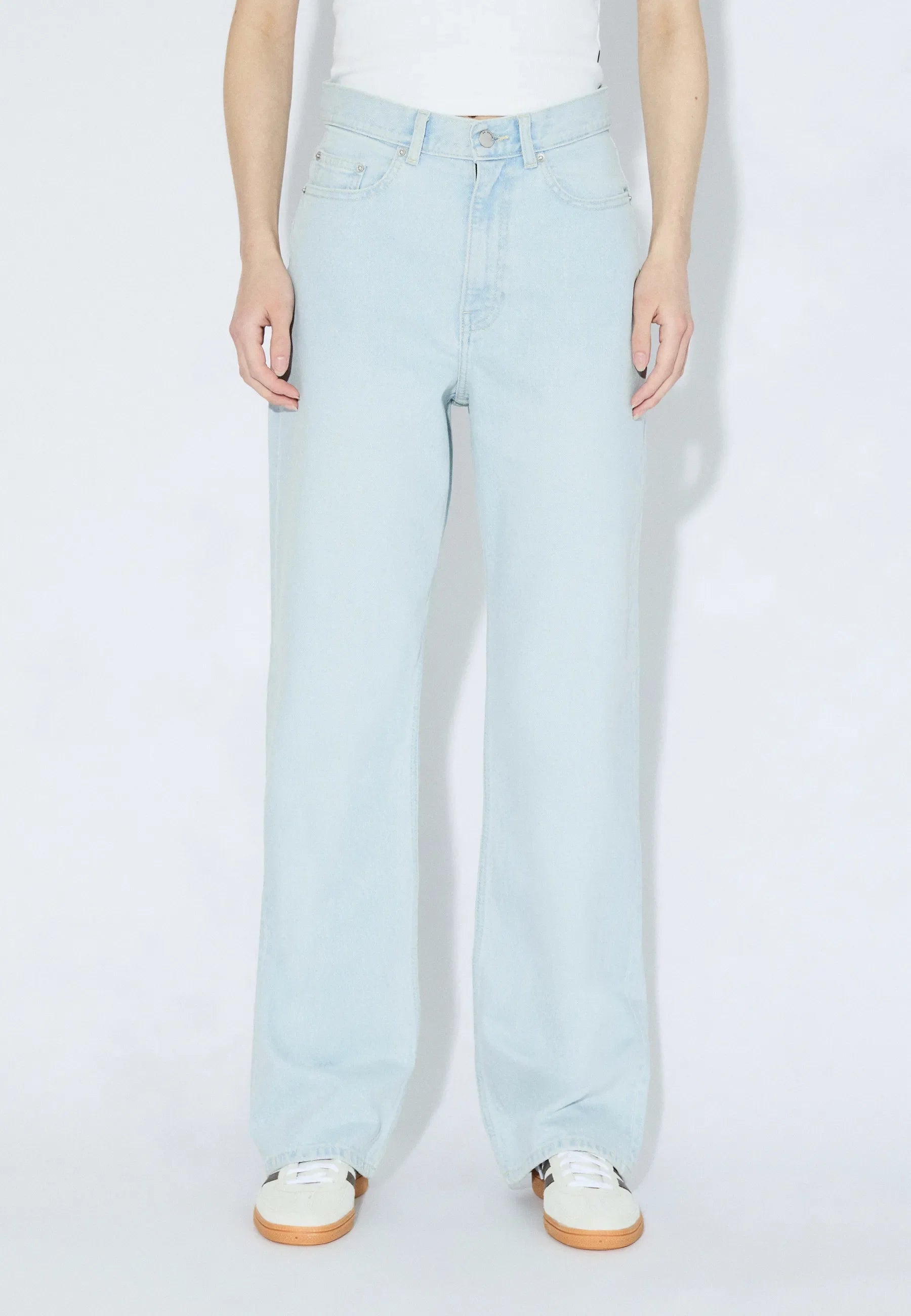 Dr. Denim Echo High Straight Jeans - Bay Superlight Used - Kubanna