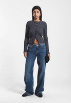 Dr. Denim Erica Top - Asphalt Grey - Kubanna