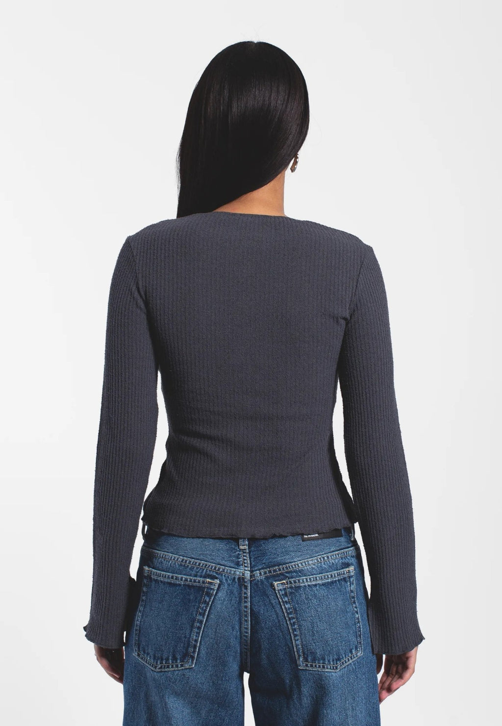 Dr. Denim Erica Top - Asphalt Grey - Kubanna