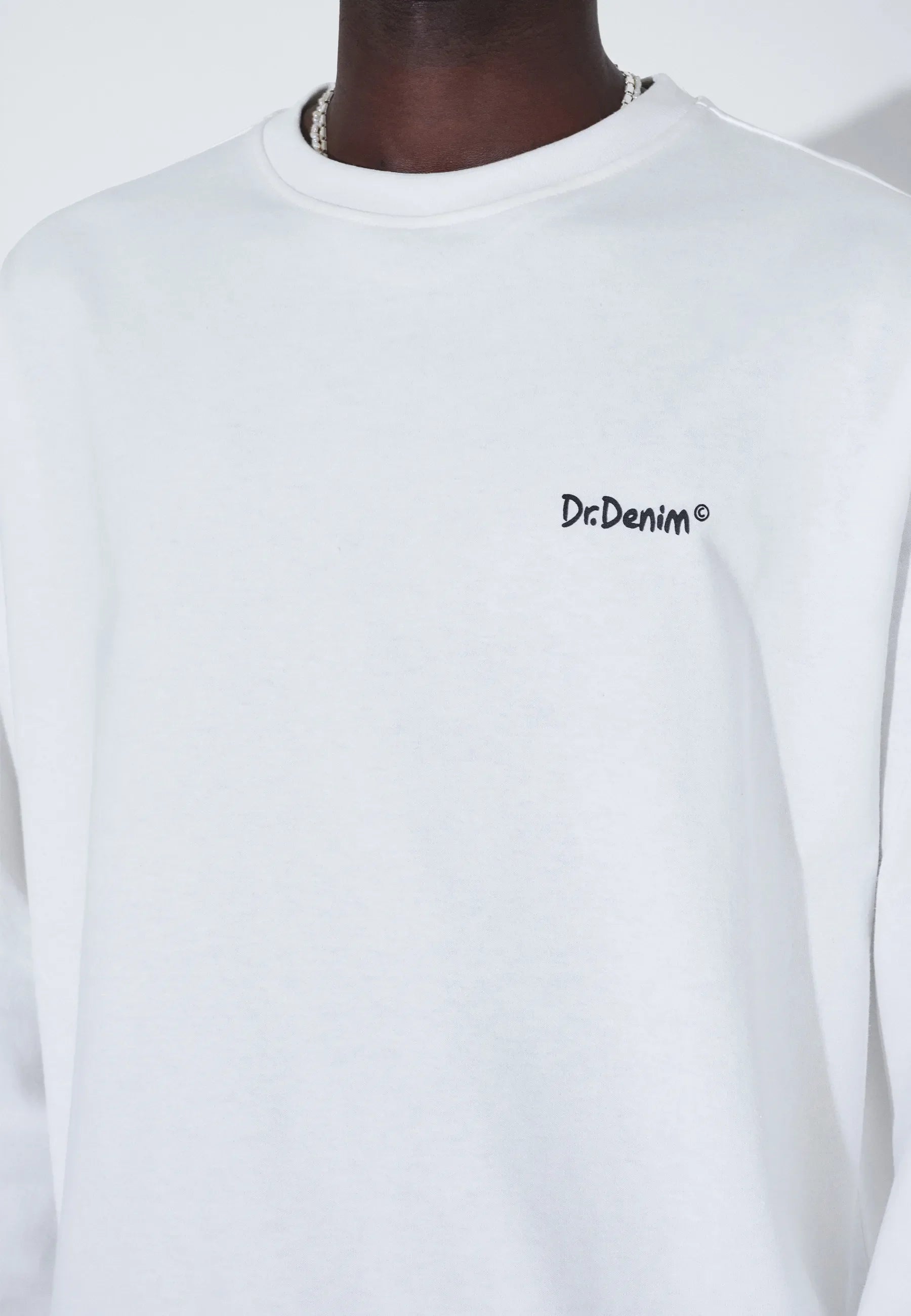 Dr. Denim | Flower Caiden Longsleeve - Off White - Kubanna