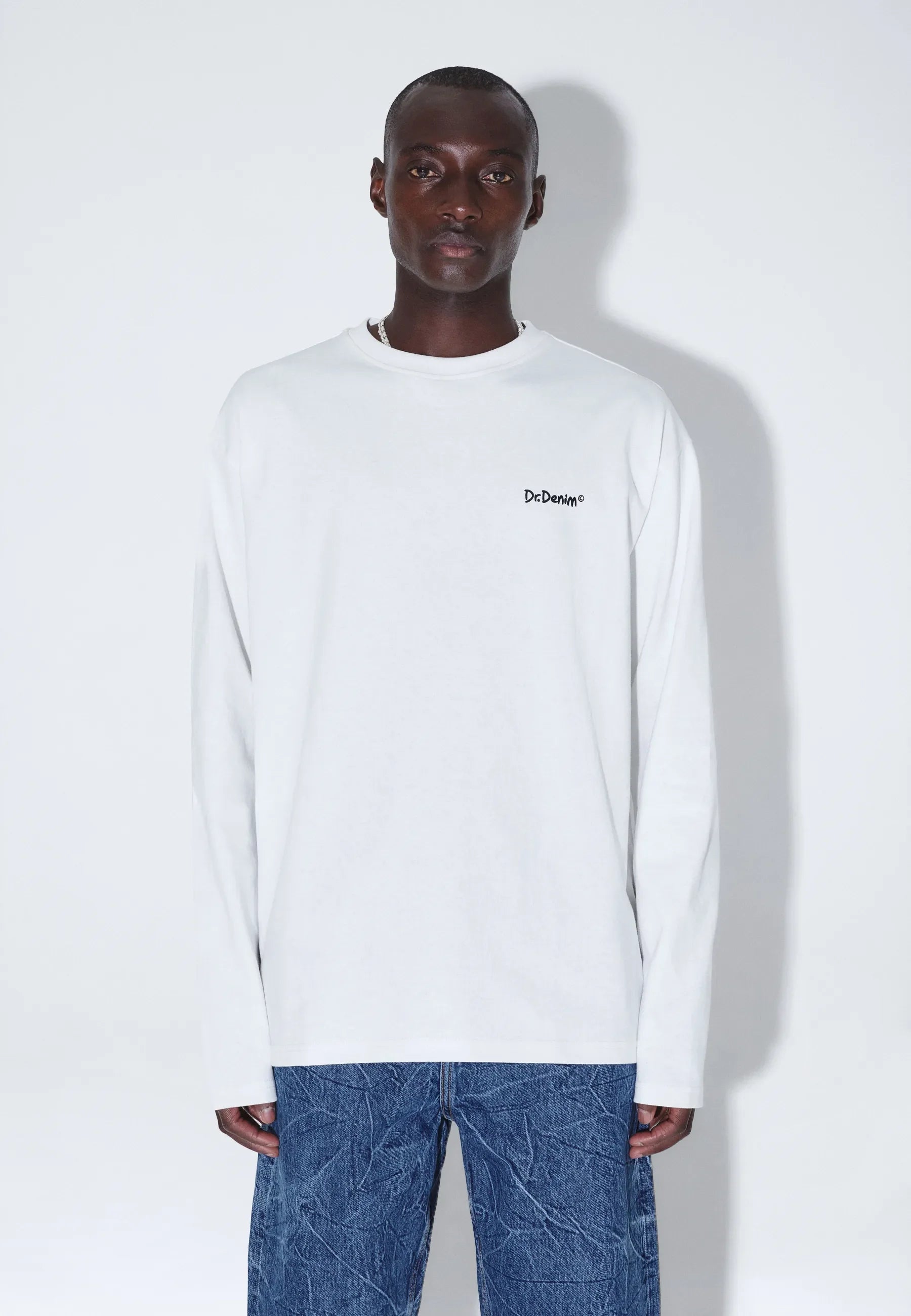 Dr. Denim | Flower Caiden Longsleeve - Off White - Kubanna