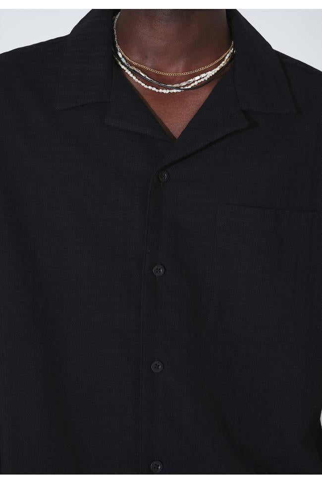 Dr. Denim | Flower Mile Shirt - Black - Kubanna