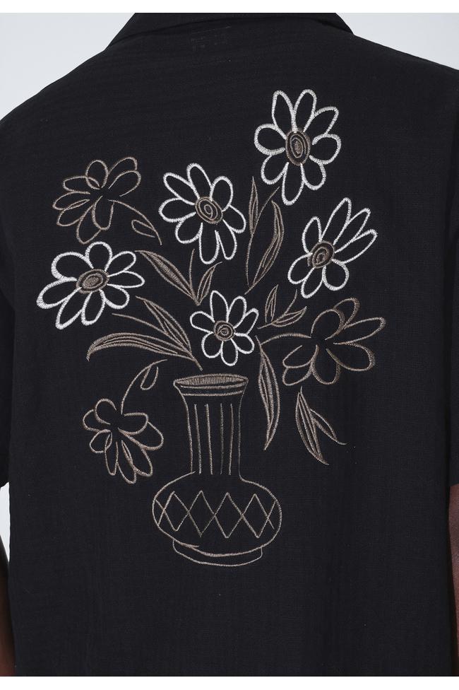 Dr. Denim | Flower Mile Shirt - Black - Kubanna