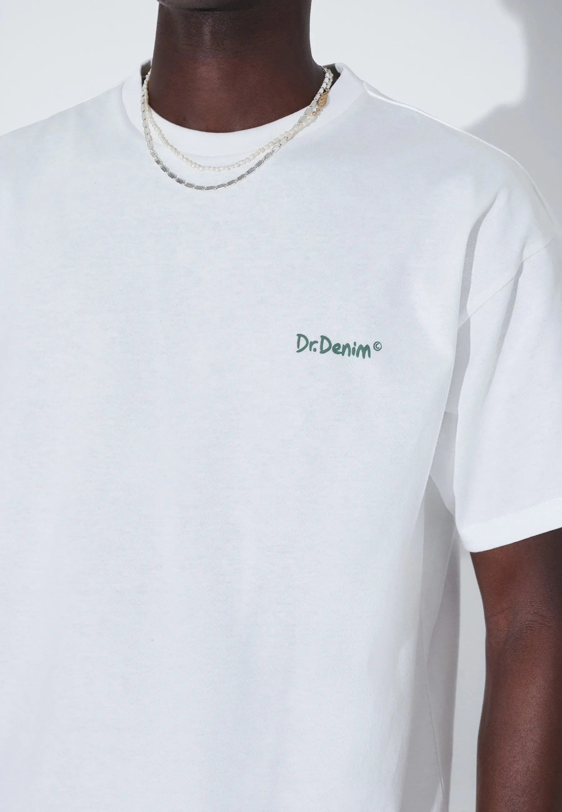 Dr. Denim | Flower Trooper T-shirt - Off White - Kubanna