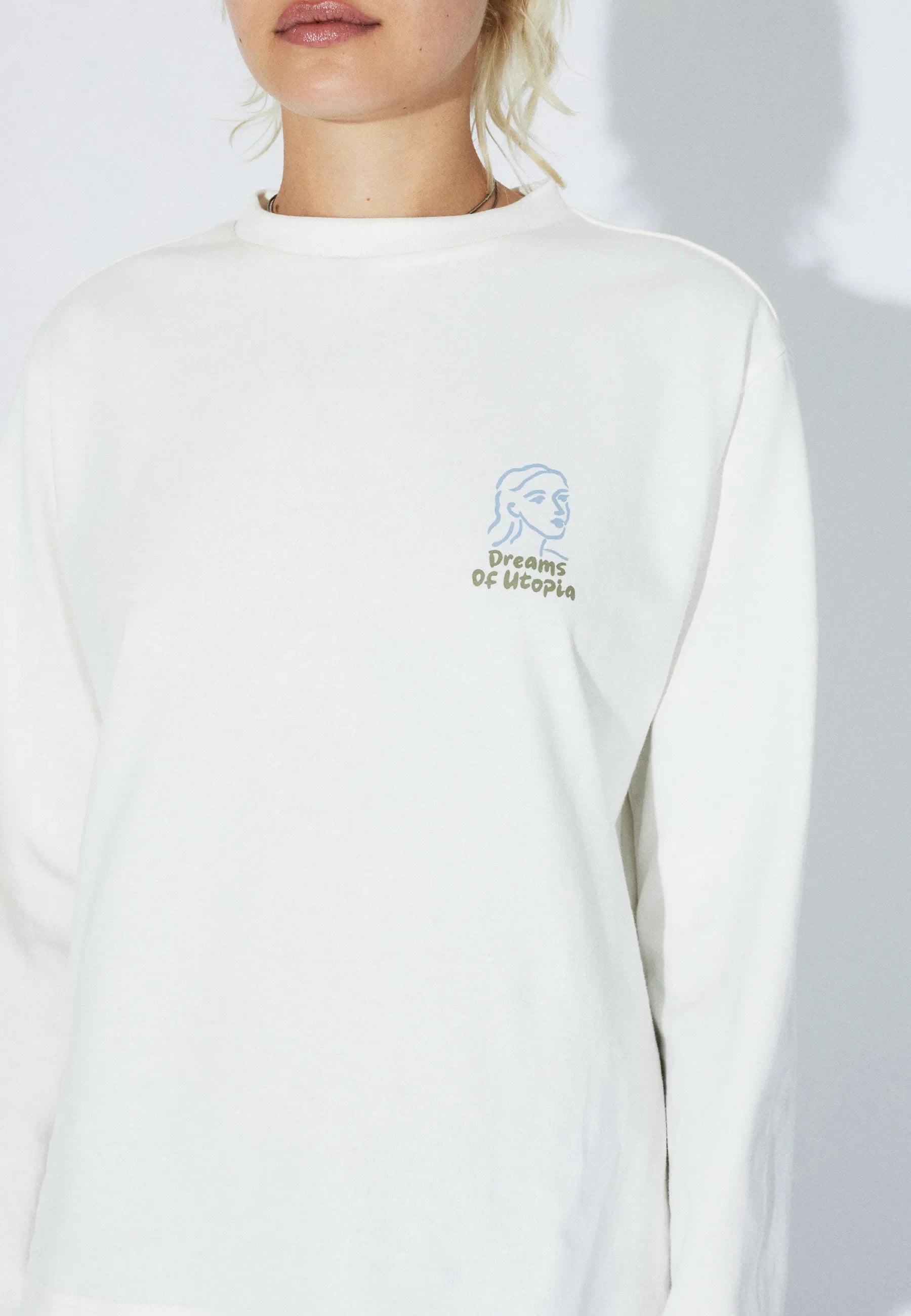Dr. Denim Kath Longsleeve - White - Kubanna