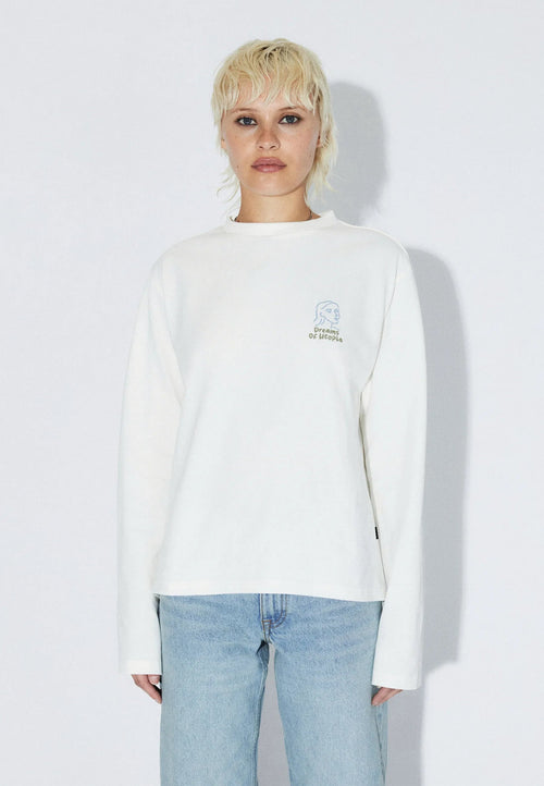 Dr. Denim Kath Longsleeve - White - Kubanna