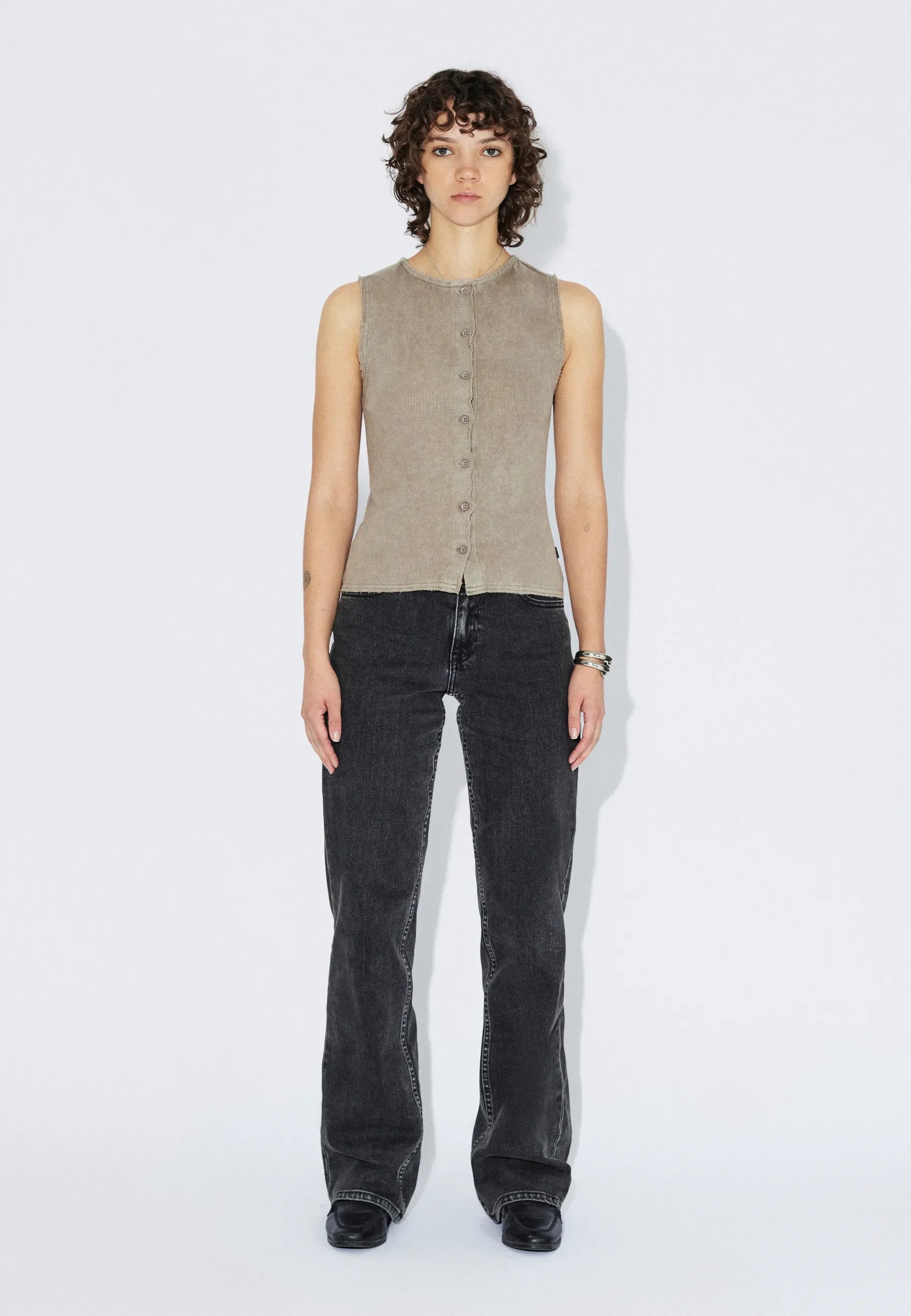 Dr. Denim | Lilja Rib – Washed Khaki - Kubanna