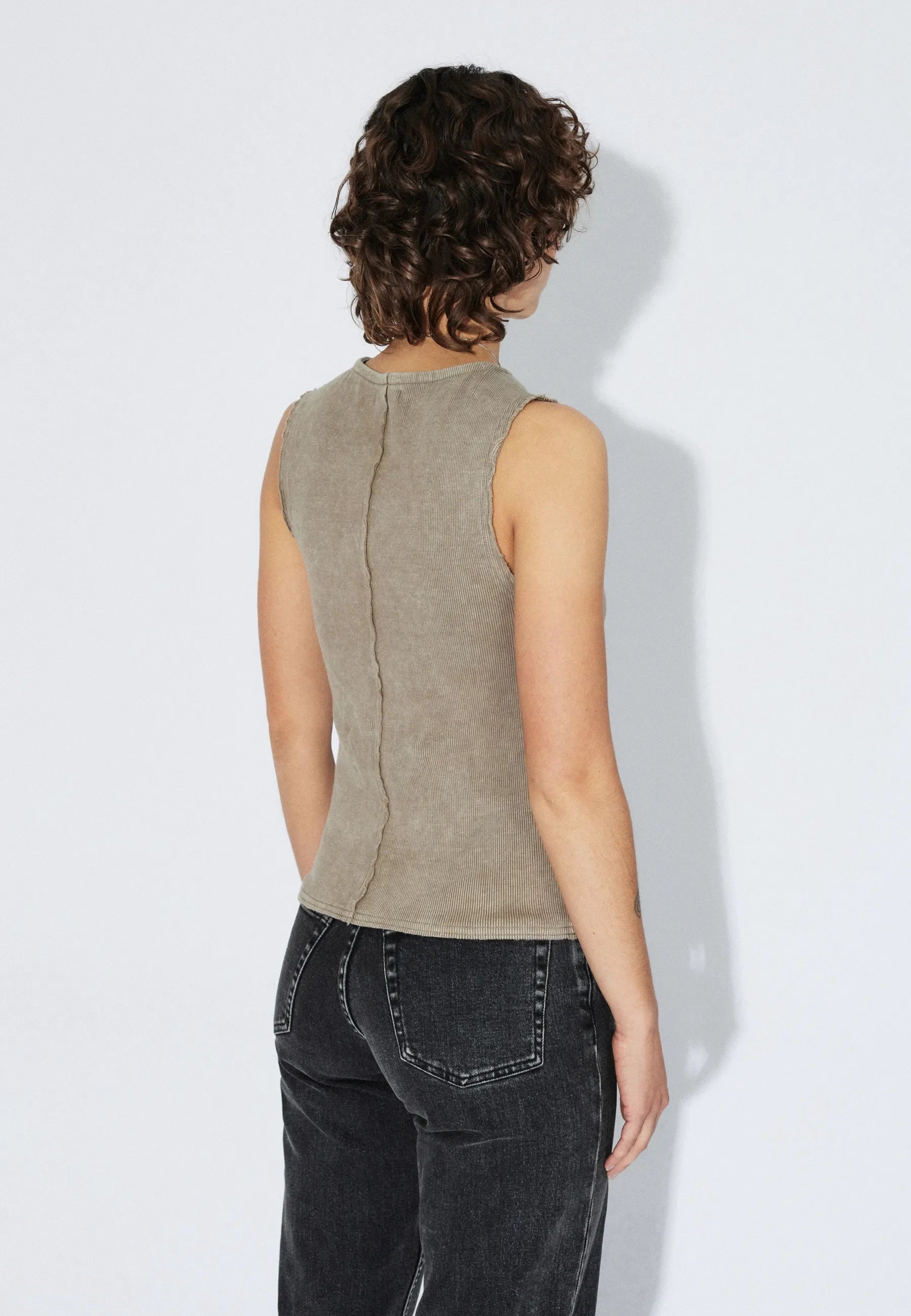 Dr. Denim | Lilja Rib – Washed Khaki - Kubanna