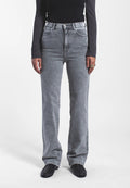 Dr. Denim Moxy High Straight Jeans - Ash Grey - Kubanna