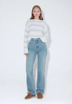 Dr. Denim | Moxy High Straight Jeans - Vale Light Used Dirt - Kubanna