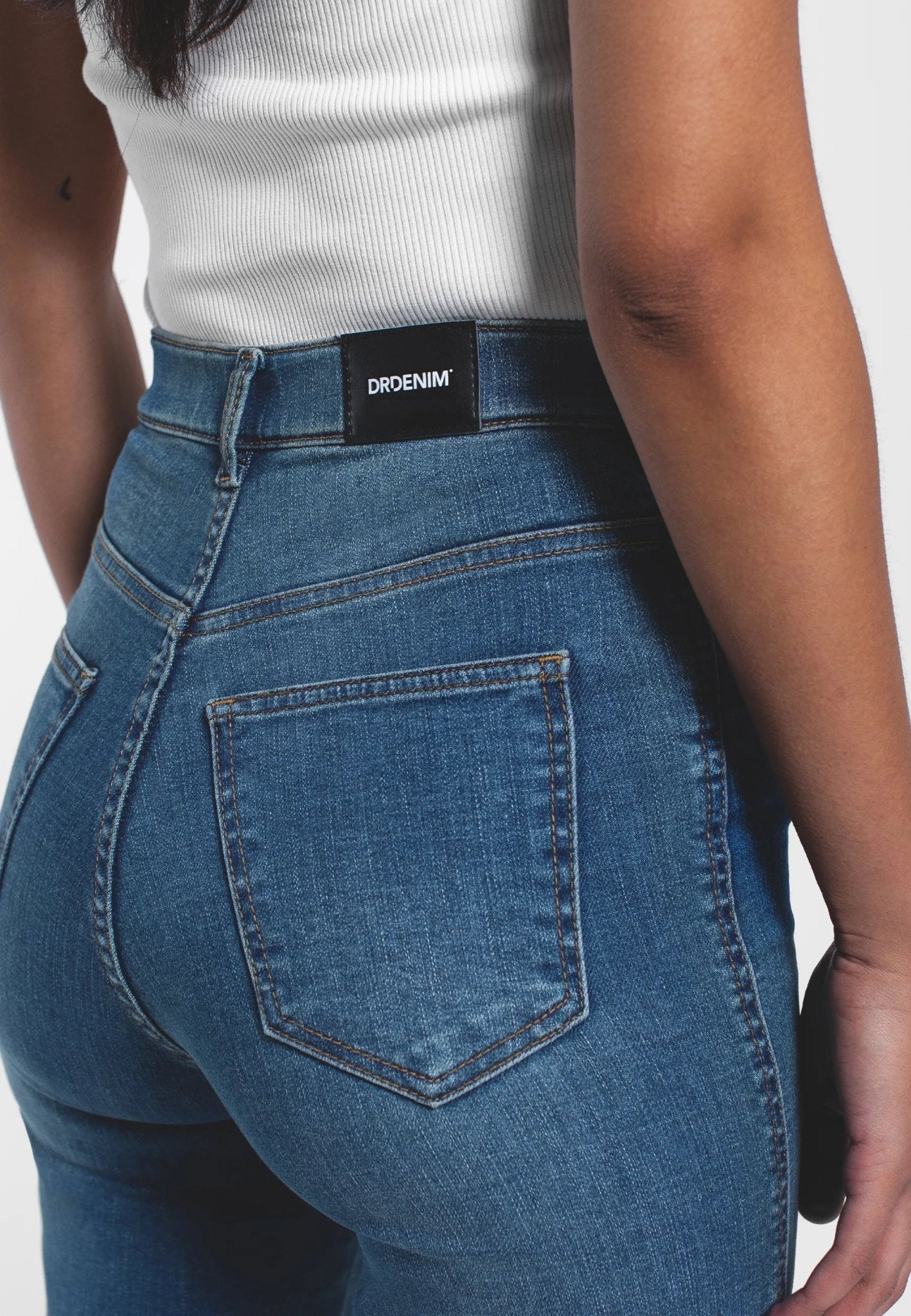 Dr. Denim Moxy High Straight Jeans - Vale Mid Used - Kubanna