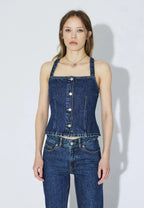 Dr. Denim | Naimh Top – Stream Dark Retro Vintage - Kubanna
