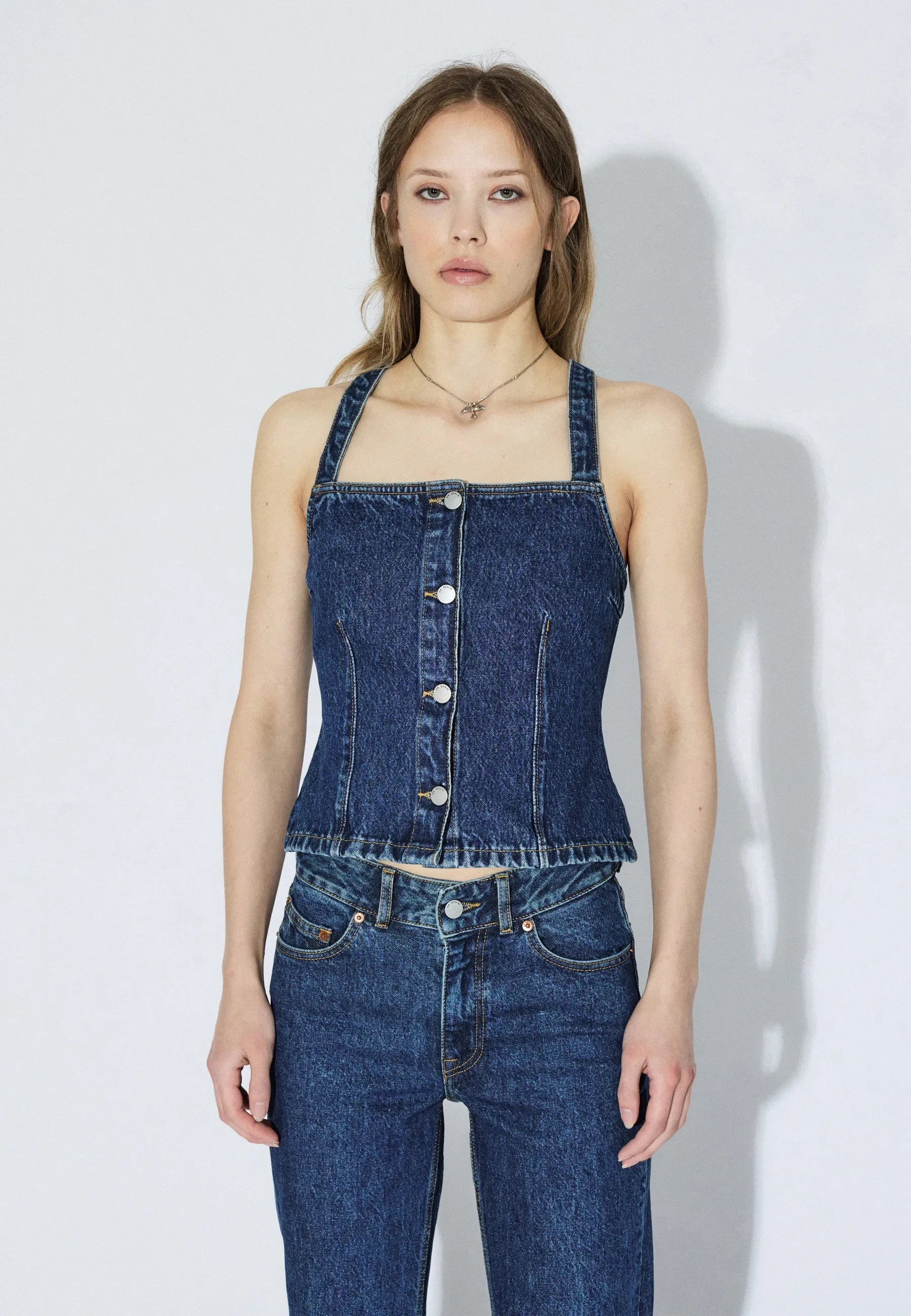 Dr. Denim | Naimh Top – Stream Dark Retro Vintage - Kubanna