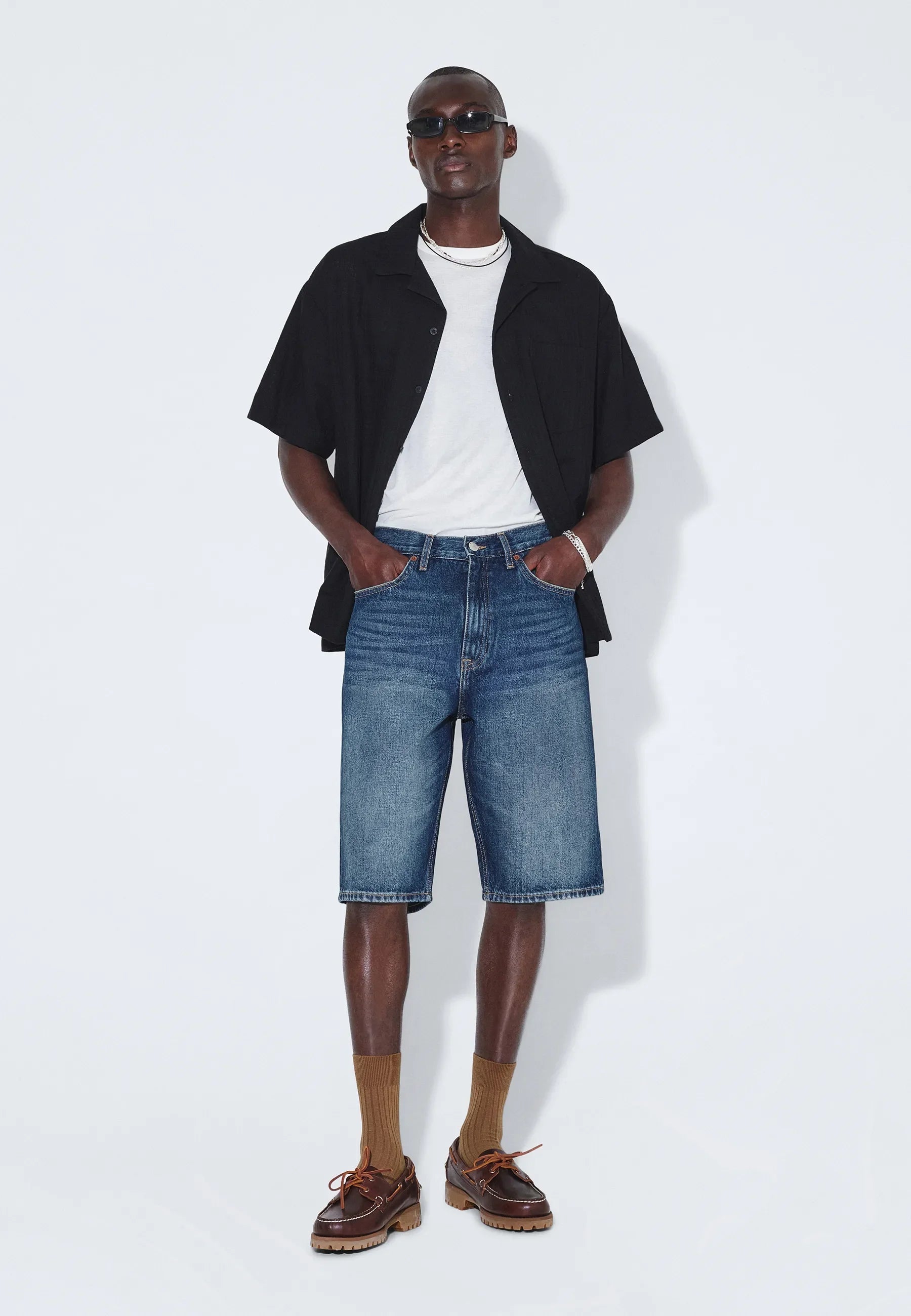 Dr. Denim | Omar Shorts - Stream Dark Fade Vintage - Kubanna