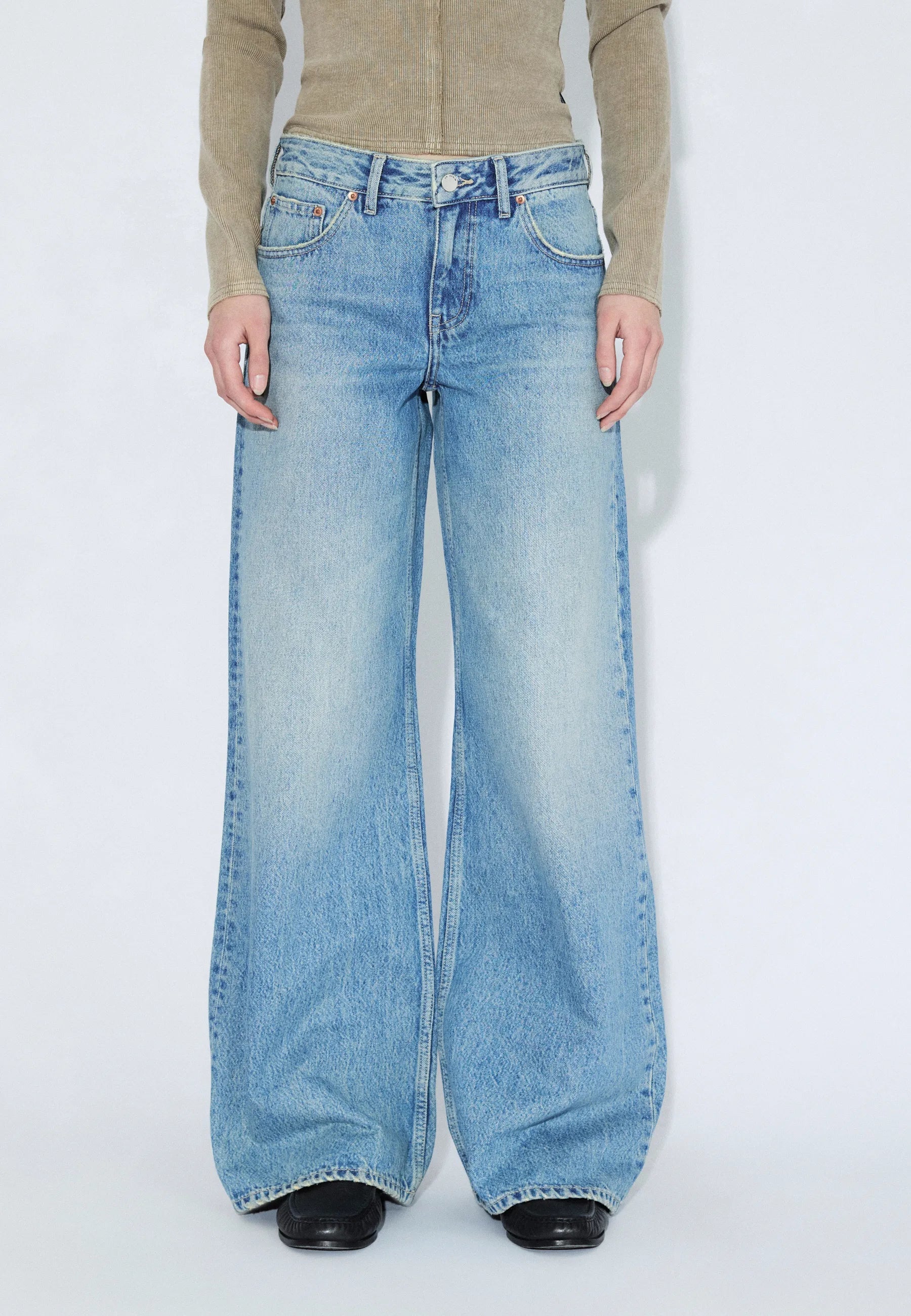 Dr. Denim Rhue Wide Jeans - Drift Sky Used - Kubanna