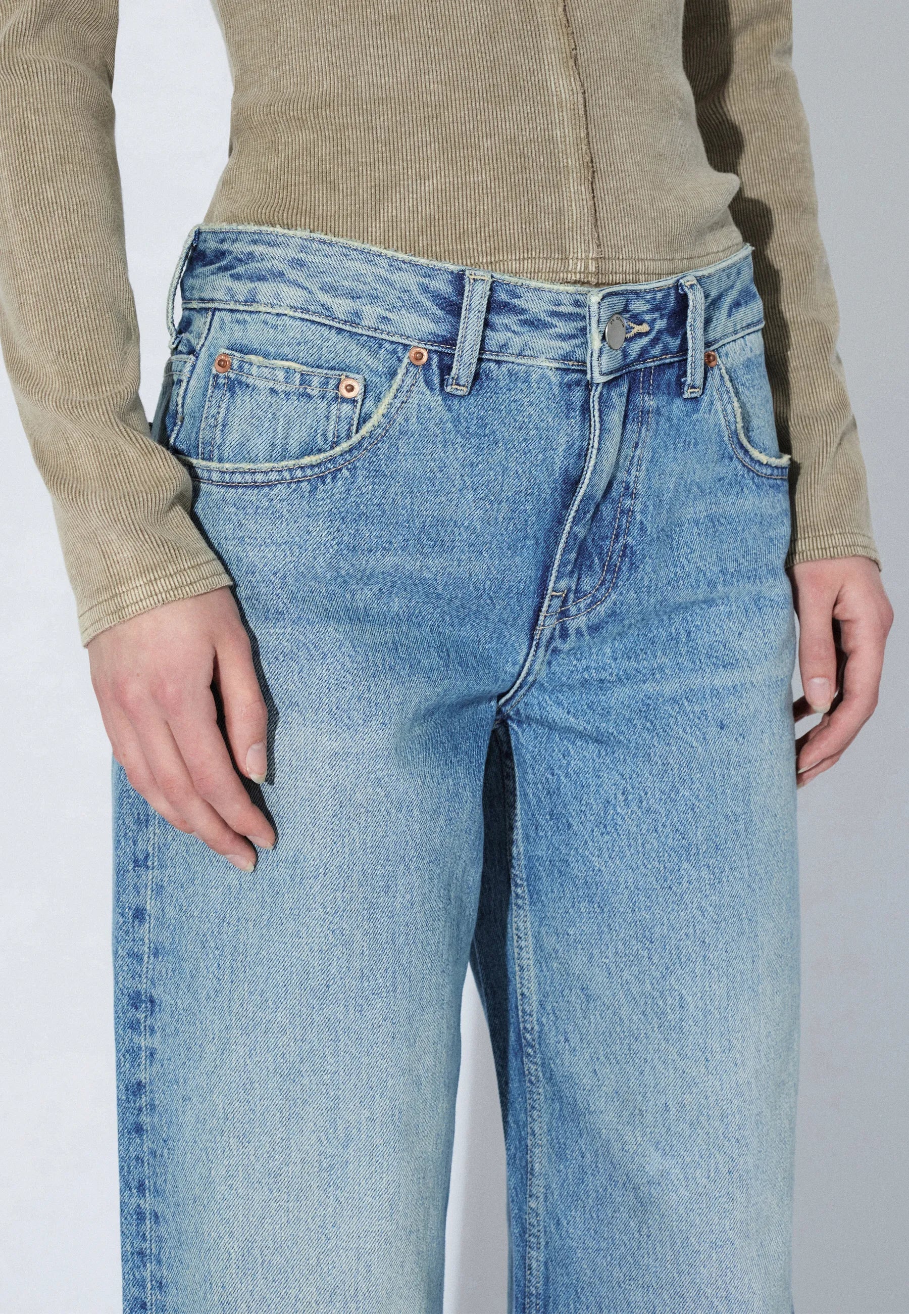 Dr. Denim Rhue Wide Jeans - Drift Sky Used - Kubanna