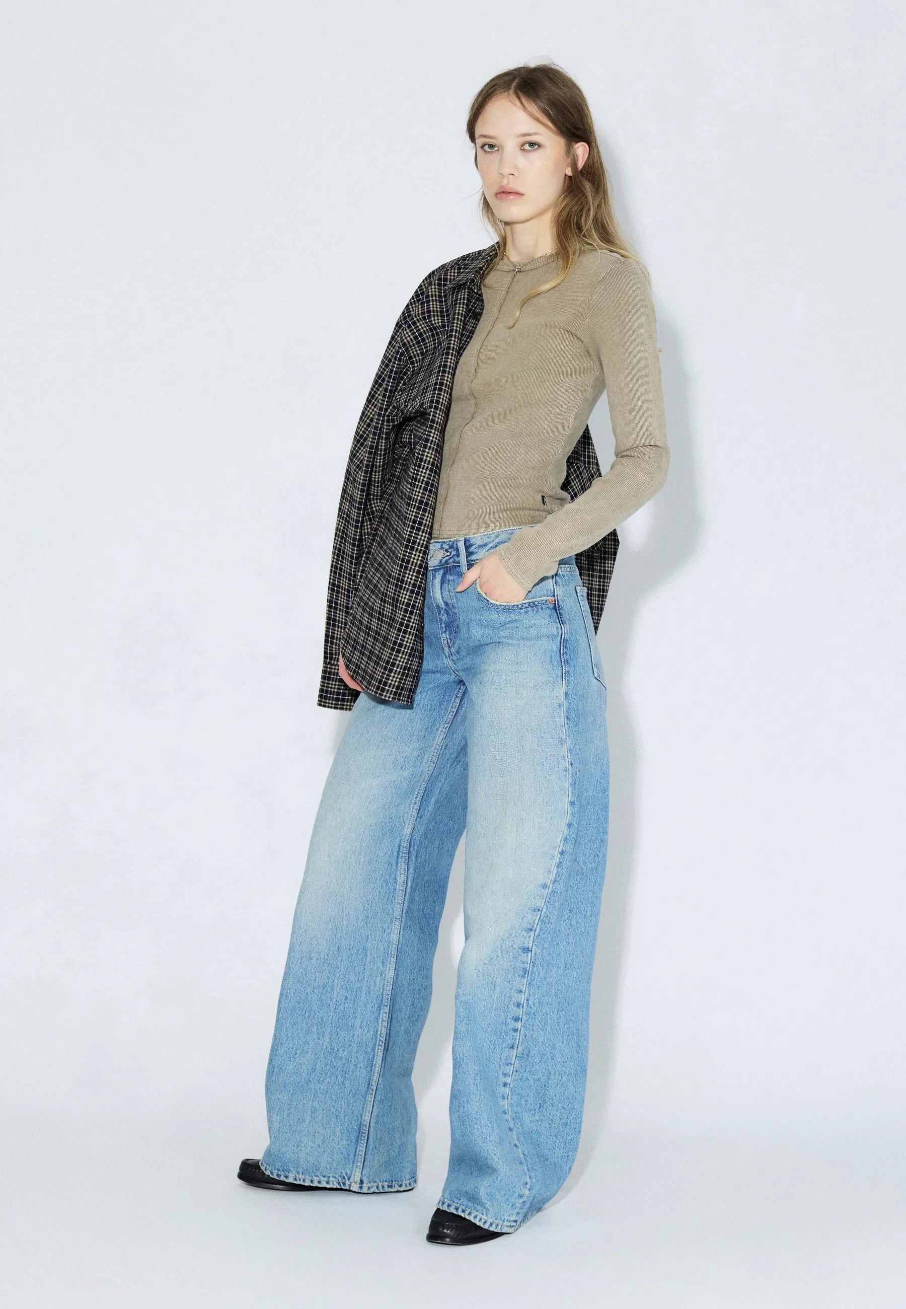 Dr. Denim Rhue Wide Jeans - Drift Sky Used - Kubanna