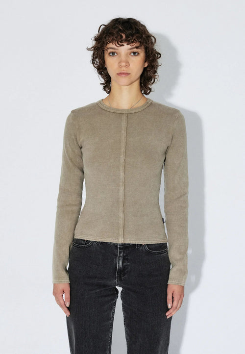 Dr. Denim Stella Rib - Washed Khaki - Kubanna