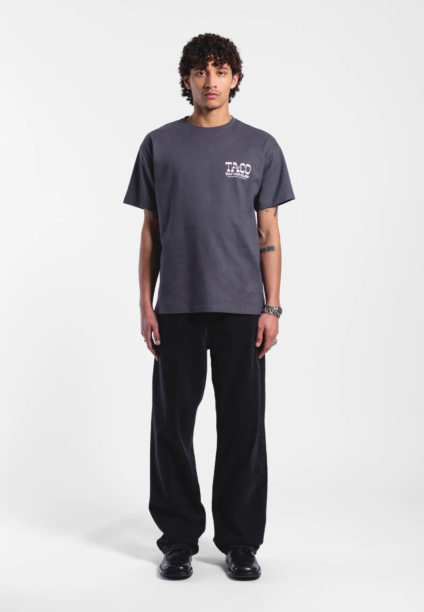 Dr. Denim Trooper T-shirt - Asphalt Taco - Kubanna