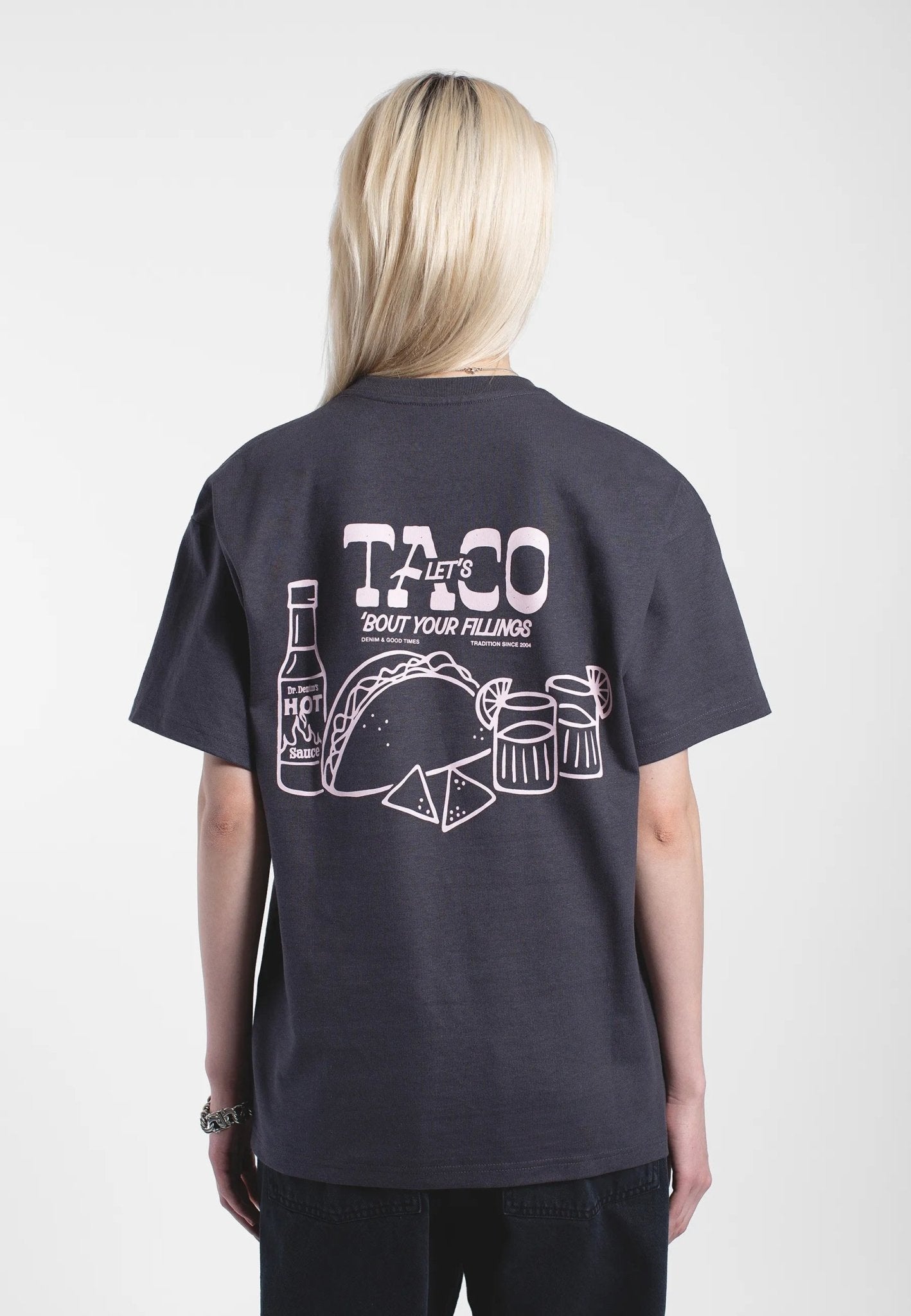 Dr. Denim Trooper T-shirt - Asphalt Taco - Kubanna