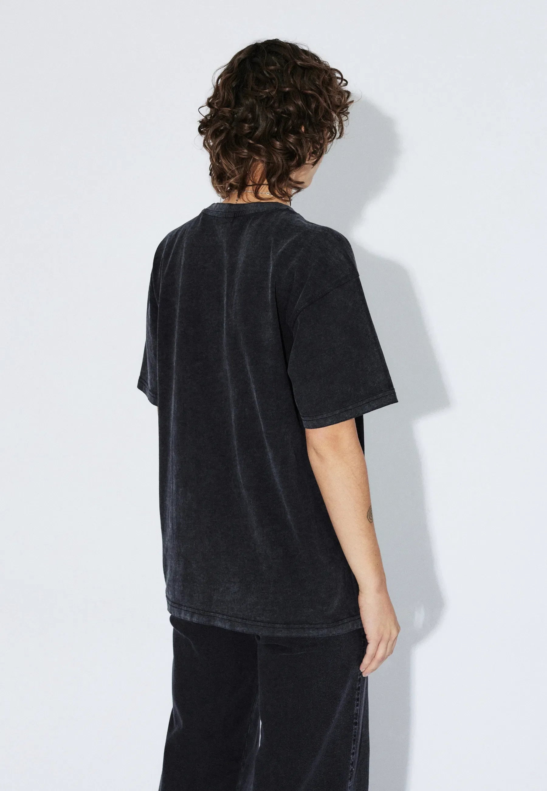 Dr. Denim Trooper T-shirt - Washed Black Utopia - Kubanna