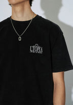 Dr. Denim Trooper T-shirt - Washed Black Utopia - Kubanna