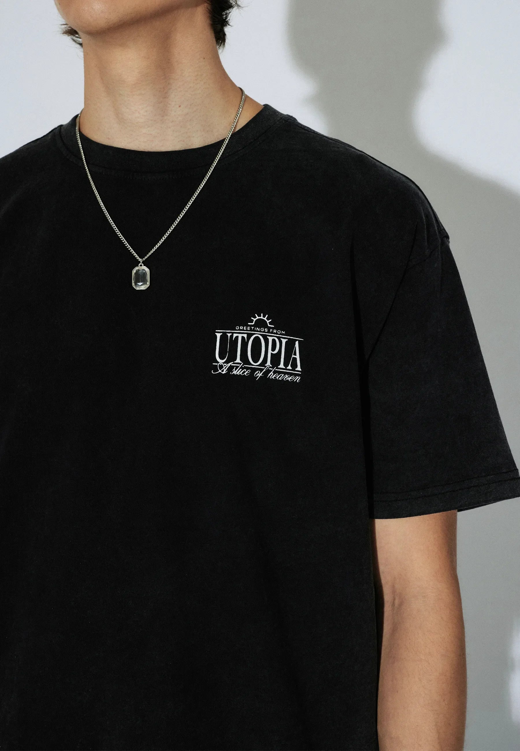 Dr. Denim Trooper T-shirt - Washed Black Utopia - Kubanna