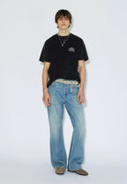 Dr. Denim Trooper T-shirt - Washed Black Utopia - Kubanna