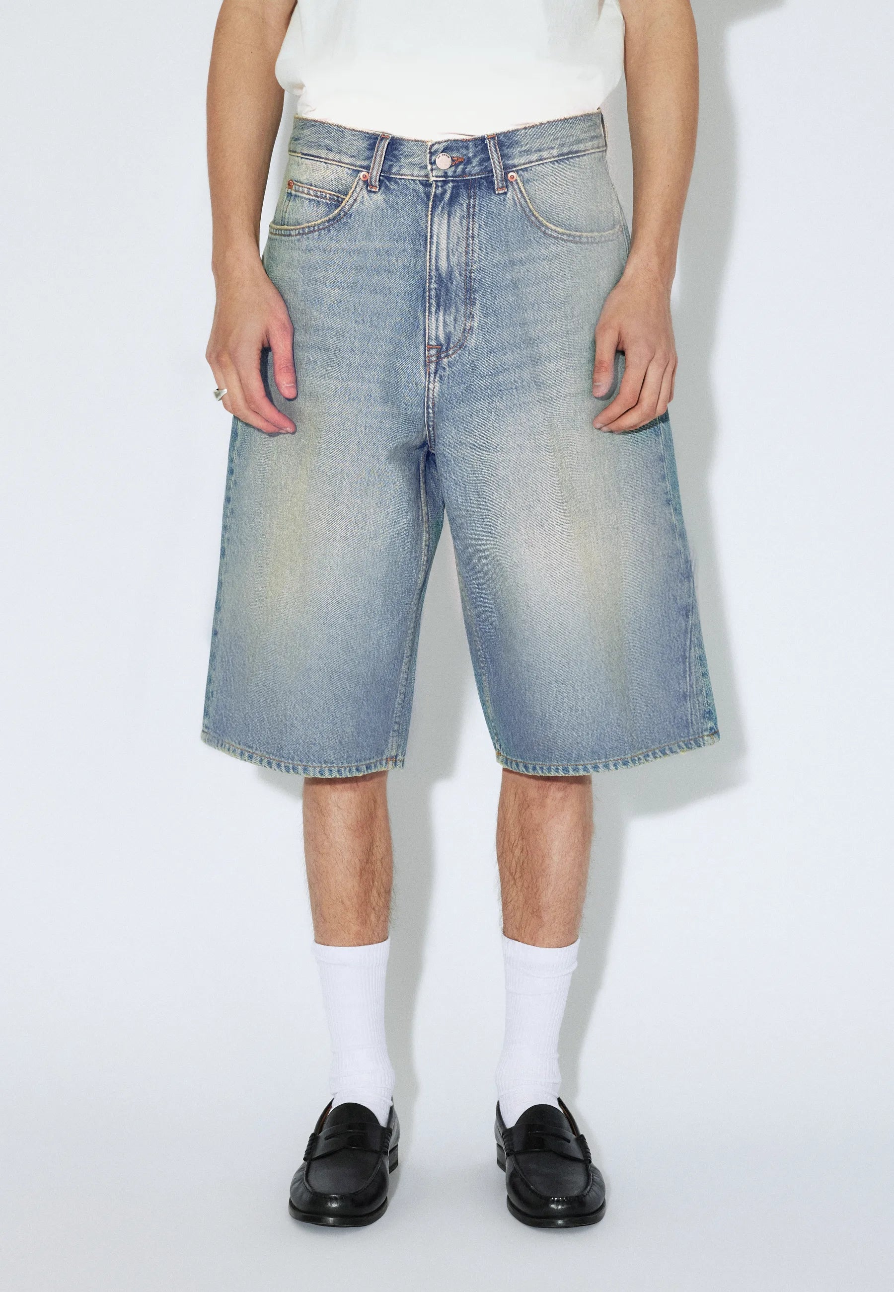 Dr. Denim | Vali Shorts – Stream Sky Aged - Kubanna