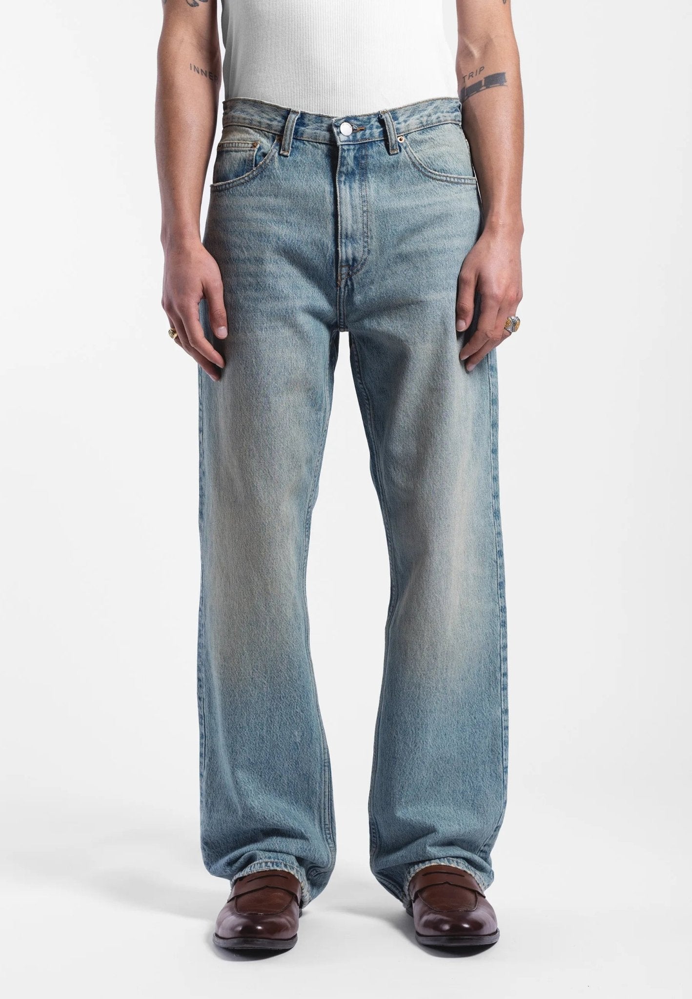 Dr.Denim Omar Relaxed Jeans - Stream Sky Aged - Kubanna