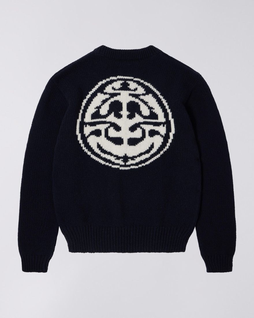 Edwin Ellis Sweater - Navy/Off - White - Kubanna