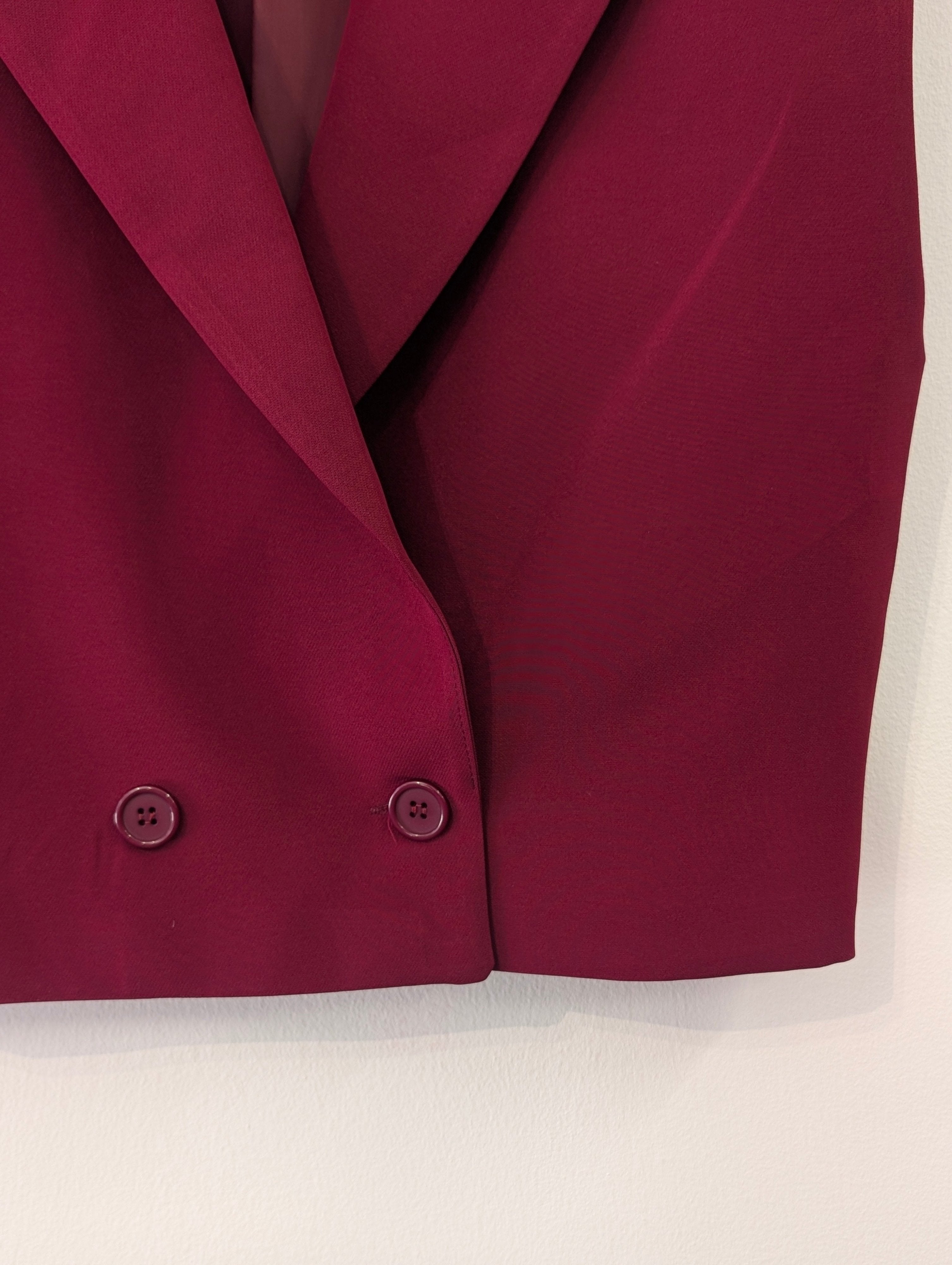 Elara Gilet – Burgundy - Kubanna