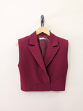 Elara Gilet – Burgundy - Kubanna