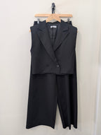 Elara Tailored Pants – Black - Kubanna