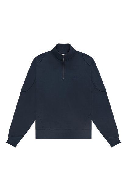 The New Originals Emblem Half-Zip Sweater - Navy