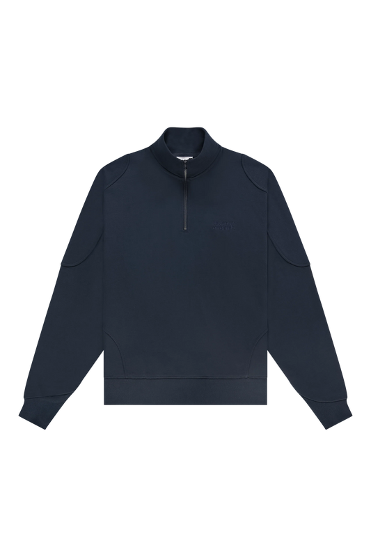 The New Originals Emblem Half-Zip Sweater - Navy