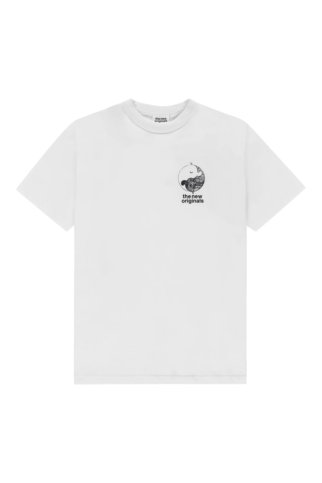 The New Originals Freddy Ying Yang Tee - White - Kubanna