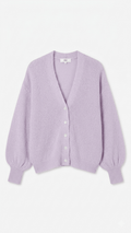 Gina Tricot | Chunky Knitted Cardigan - Orchid Petal - Kubanna