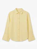 Gina Tricot Oversized Linen Blend Shirt - Golden Haze - Kubanna