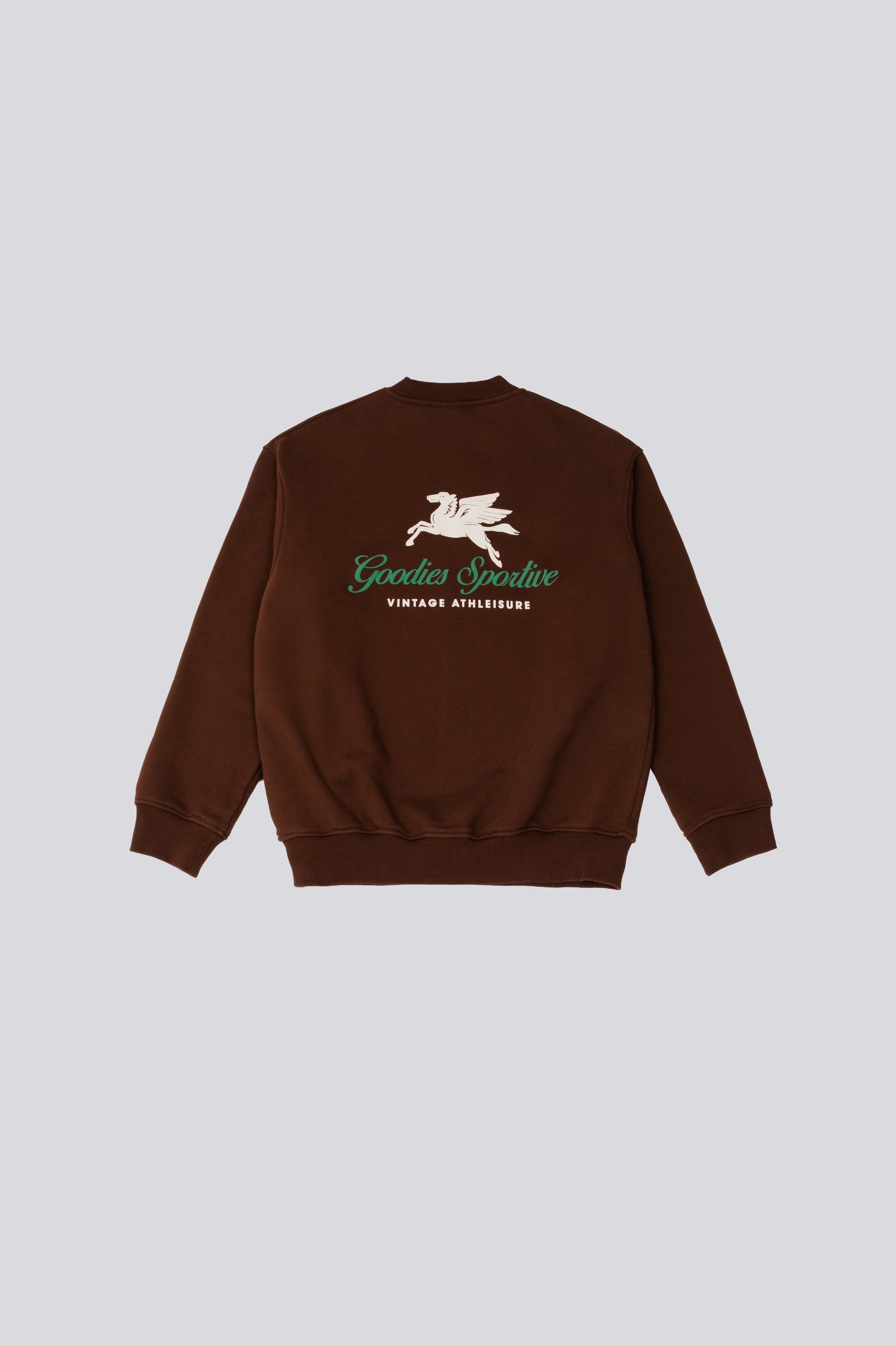 Goodies Sportive | 550G Pegasus Crewneck - Chocolate - Kubanna