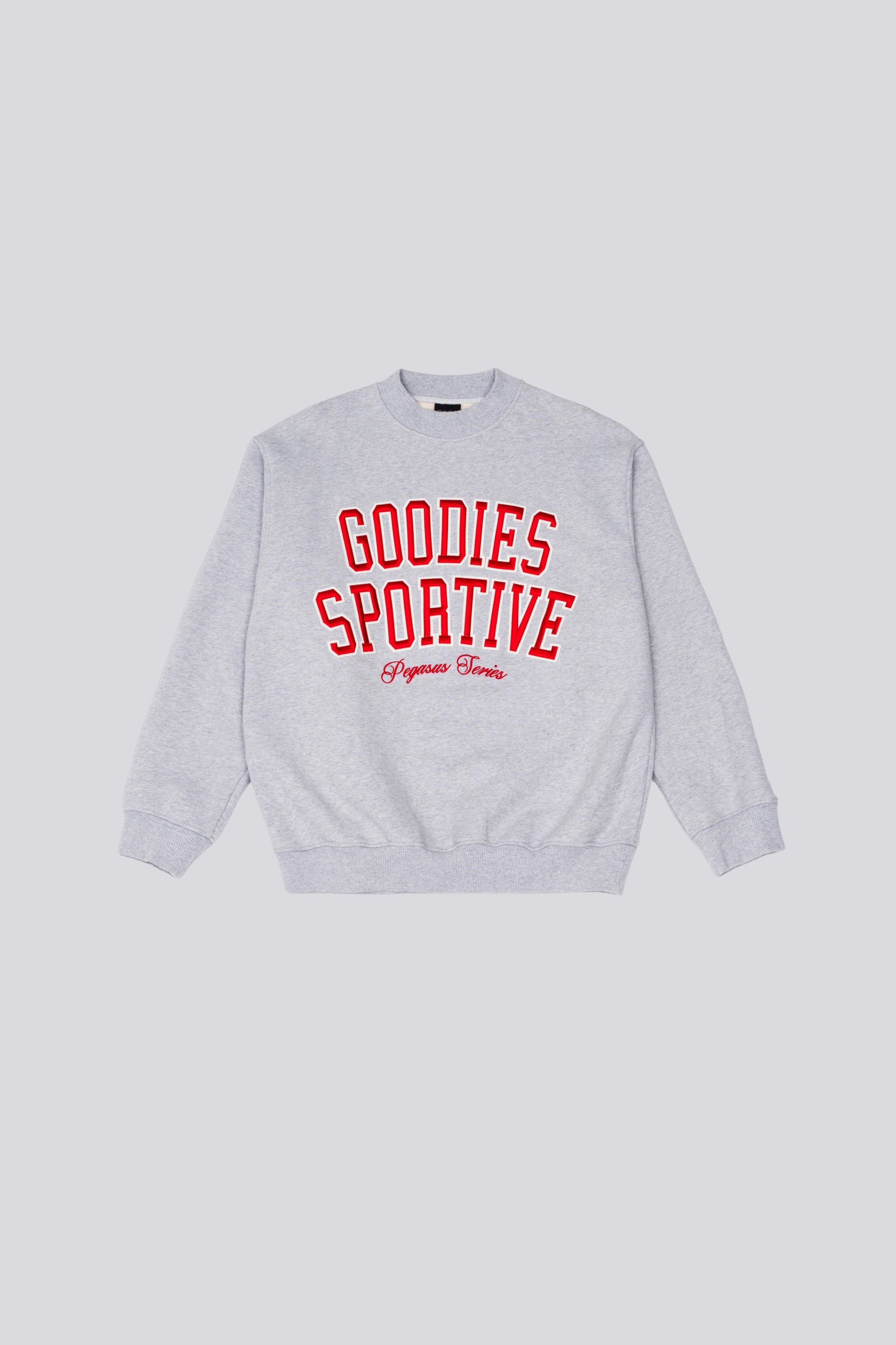 Goodies Sportive Baseball Crewneck - Grey - Kubanna