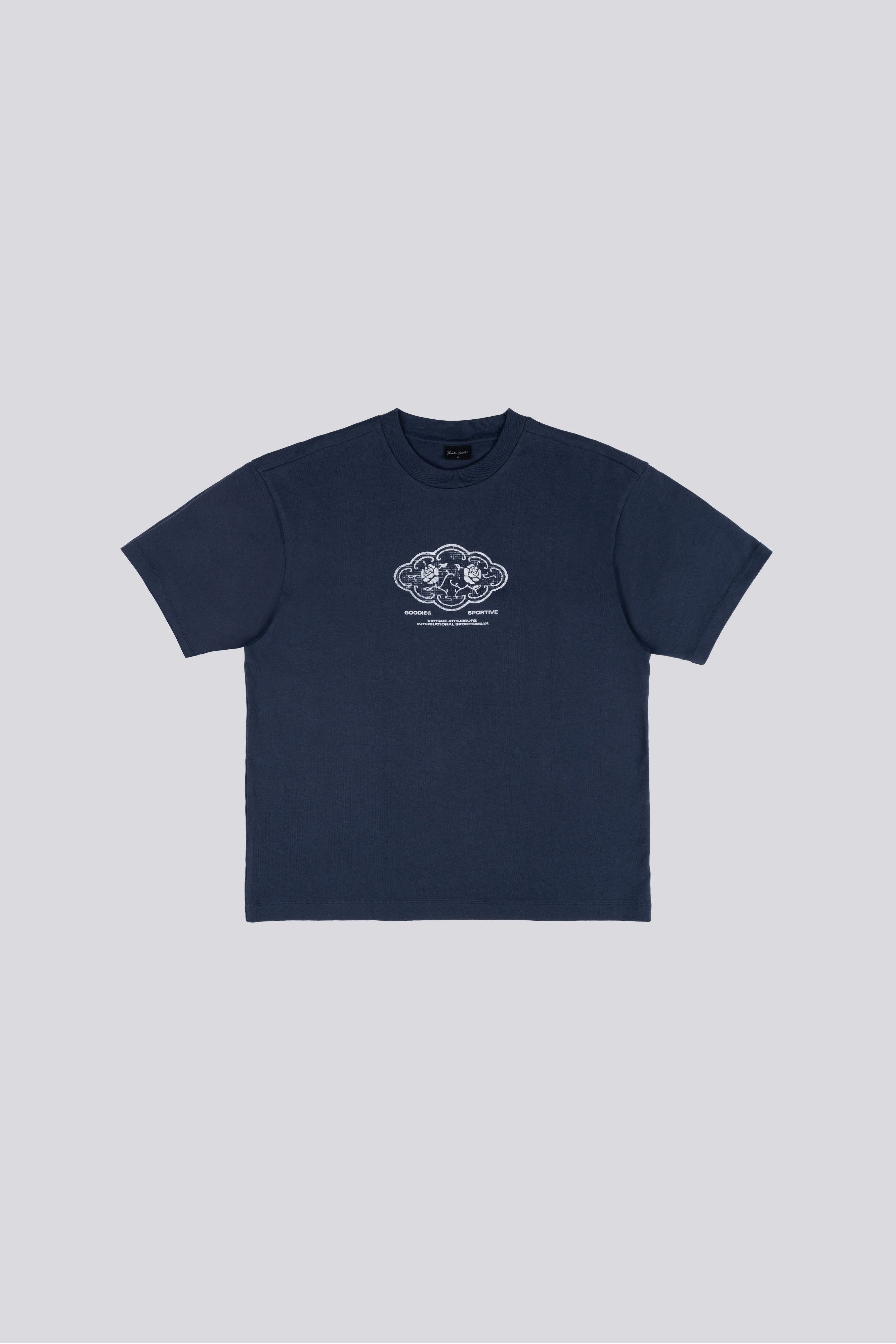 Goodies Sportive | Filigrana T-shirt - Navy - Kubanna