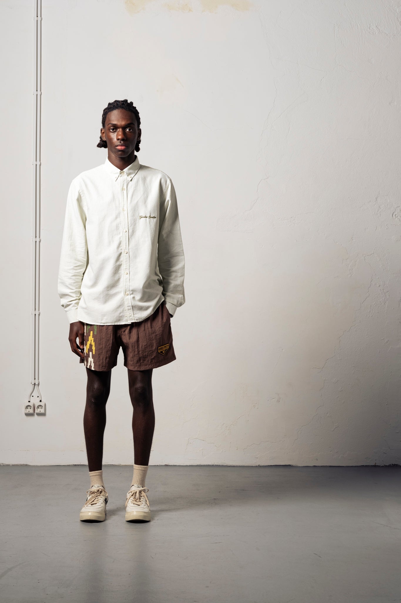 Goodies Sportive Hay Oxford Shirt - Green - Kubanna