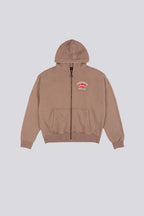 Goodies Sportive | Jeddah Zip Up Hoodie - Brown - Kubanna