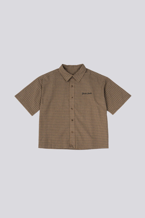 Goodies Sportive Moss Boxy Shirt - Brown/Caramel - Kubanna