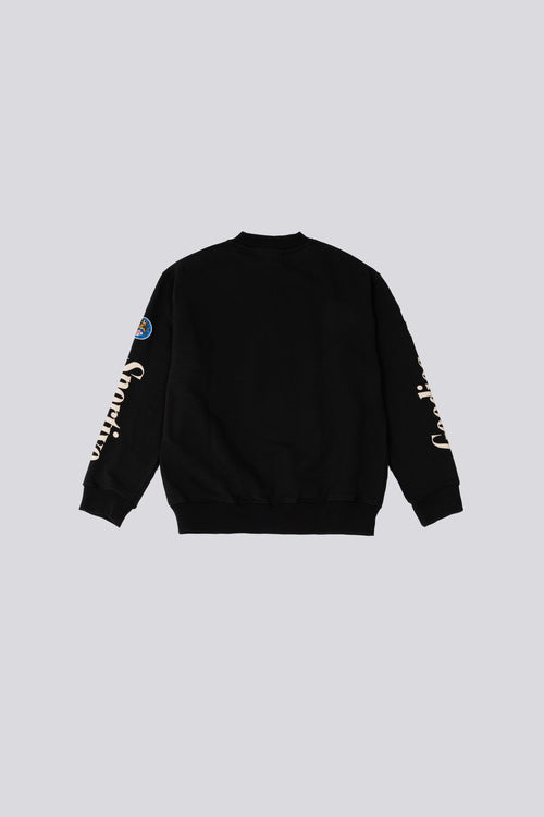 Goodies Sportive Multipatches Premium Crewneck - Black - Kubanna